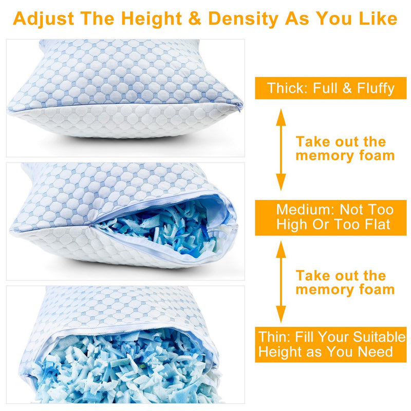 Valosyn Adjustable Memory Foam Pillow